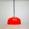 Mid-Century Red Pendant Lamp by Meblo for Harvey Guzzini, 1970s, Italy, Image 1