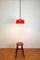 Mid-Century Red Pendant Lamp by Meblo for Harvey Guzzini, 1970s, Italy 4