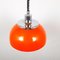 Lampe à Suspension Modèle Faro Orange Mid-Century par Meblo pour Harvey Guzzini 4