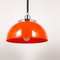 Lampe à Suspension Modèle Faro Orange Mid-Century par Meblo pour Harvey Guzzini 1