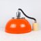 Lampe à Suspension Modèle Faro Orange Mid-Century par Meblo pour Harvey Guzzini 8