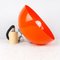 Orangefarbene Mid-Century Modell Faro Hängelampe von Meblo für Harvey Guzzini 7