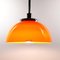 Lampe à Suspension Modèle Faro Orange Mid-Century par Meblo pour Harvey Guzzini 5