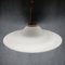 Mid-Century White Murano Glass Pendant Lamp, Italy, 1970s 10