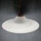 Mid-Century White Murano Glass Pendant Lamp, Italy, 1970s, Image 10