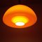 Mid-Century Orange Glass Pendant Lamp, 1970s 4