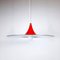 Lámpara colgante Mid-Century en rojo, años 60, Imagen 7