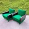 Mid-Century Green Armchair, 1960s, Set of 2 3