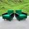 Mid-Century Green Armchair, 1960s, Set of 2 1