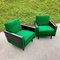 Mid-Century Green Armchair, 1960s, Set of 2 8