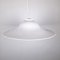 Large Mid-Century White Murano Glass Pendant Lamp, Italy, 1970s 1