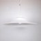 Large Mid-Century White Murano Glass Pendant Lamp, Italy, 1970s 4