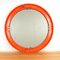Mid-Century Orange Model Europa Plastic Mirror from Carrara & Matta 5