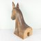 Scultura vintage a forma di cavallo in legno fatto a mano, anni '60, Immagine 6
