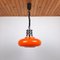 Mid-Century Orange Glass Pendant Lamp Gloss by Sijaj Hrastnik, Image 3