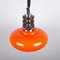 Mid-Century Orange Glass Pendant Lamp Gloss by Sijaj Hrastnik 4