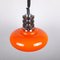 Mid-Century Orange Glass Pendant Lamp Gloss by Sijaj Hrastnik, Image 4