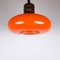 Mid-Century Orange Glass Pendant Lamp Gloss by Sijaj Hrastnik 6