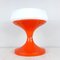 Lampe de Bureau Mid-Century Orange et Blanche, 1960s 1