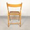 Mid-Century Rattan Folding Wooden Chair, Italy, 1970s, Image 5