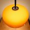 Mid Century Pendant Lamp Xl Meblo for Guzzini Orange Meduza | Etsy, Image 8