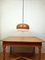Lampe à Suspension Mid-Century Xl Meblo pour Guzzini Orange Meduza | Etsy 5