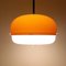 Lampe à Suspension Mid-Century Xl Meblo pour Guzzini Orange Meduza | Etsy 2