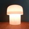 Mid-Century White Mushroom Table Lamp by Guzzini for Meblo 2