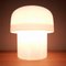Weiße Mid-Century Mushroom Tischlampe von Guzzini für Meblo 3