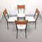 Mid-Century Italian Dining Chairs, 1960s, Set of 4, Image 4