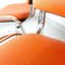 Chaise de Bureau Orange, 1980s 10