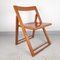 Vintage Italian Wood Folding Dining Chair, 1980s, Image 1