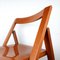 Vintage Italian Wood Folding Dining Chair, 1980s 7