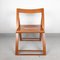 Vintage Italian Wood Folding Dining Chair, 1980s, Image 2