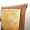 Italienischer Vintage Holz & Leder Stuhl, 1950er 8