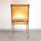 Italienischer Vintage Holz & Leder Stuhl, 1950er 7