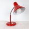 Mid-Century Red Metal Desk Lamp, 1980s 3