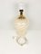 Vintage Italian Beige Gold Murano Glass Table Lamp, 1980s 6