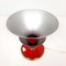 Rote italienische Vintage Tischlampe, 1950er 10