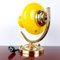 Vintage Yellow Glass Wall Lamp, 1970s, Image 4