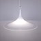 Vintage Italian White Murano Glass Pendant Lamp, 1970s 1