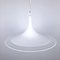 Vintage Italian White Murano Glass Pendant Lamp, 1970s 5