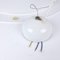 Vintage Italian White Murano Glass Pendant Lamp, 1970s, Image 13