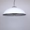 Vintage Italian White and Black Pendant Lamp, 1980s 5