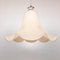 Large Vintage Murano Glass Fazzoletto Pendant Lamp by J.T. Kalmar, Image 1