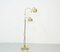 Brass Arc Floor Lamp from Gepo, 1960s 2