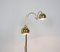 Brass Arc Floor Lamp from Gepo, 1960s 4