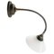 Mid-Century White Opaline Glass Sconce with Flexible Arm 3