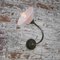 Mid-Century White Opaline Glass Sconce with Flexible Arm, Image 4