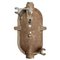 Mid-Century Industrial Cast Iron & Frosted Glass Sconce, Image 4